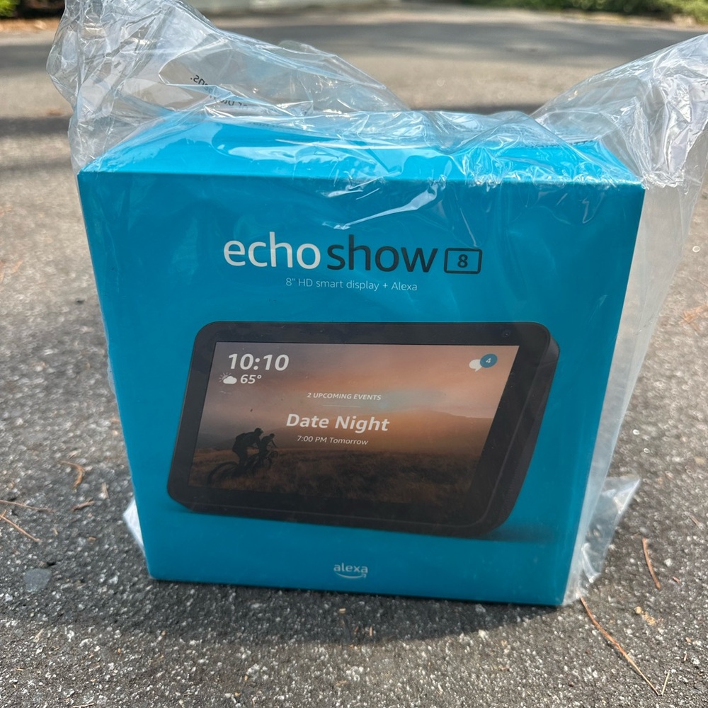 Echo Show 8 with Black Frame